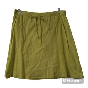 Talbots Petites Green Skirt sz 16